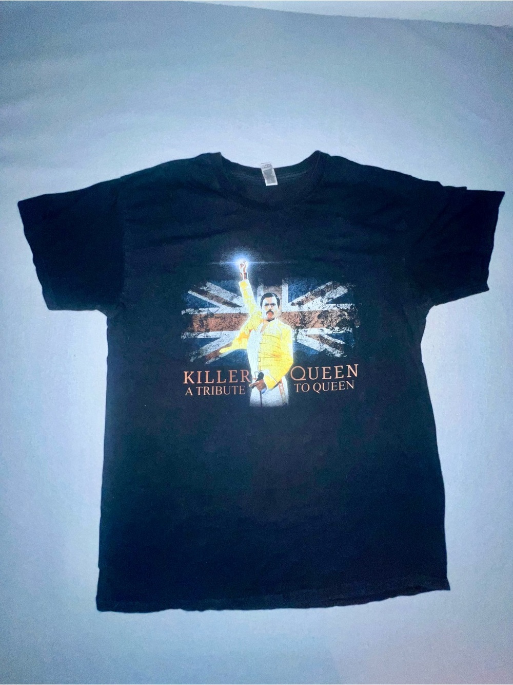 Vintage Killer Queen Tribute Band Freddie Mercury T-Shirt Black Men's Large